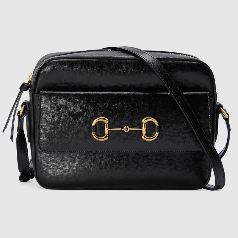 Gucci Horsebit 1955 Small Shoulder Bag 645454 Black